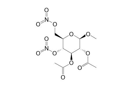 methyl beta-D-glucopyranoside, 2,3-diacetate 4,6-dinitrate