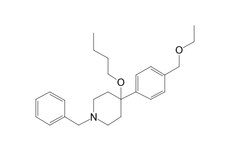 Piperidine, 4-butoxy-4-[4-(ethoxymethyl)phenyl]-1-(phenylmethyl)-