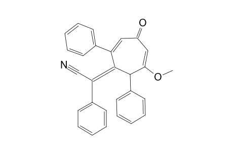 6-Methoxy-4-(.alpha.-cyanobenzylidene)-3,5-diphenylcyclohepta-2,6-dien-1-one