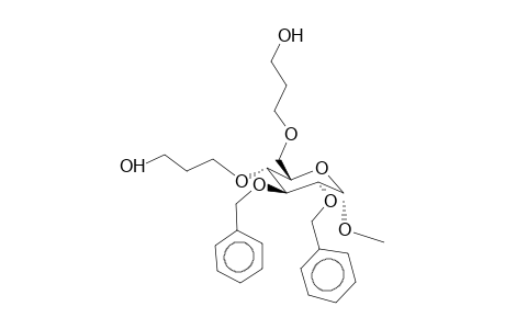 Methyl-2,3-di-O-benzyl-4,6-di-O-(3-hydroxypropyl)-glucopyranoside