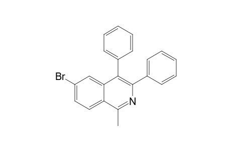 6-Bromo-1-methyl-3,4-diphenylisoquinoline