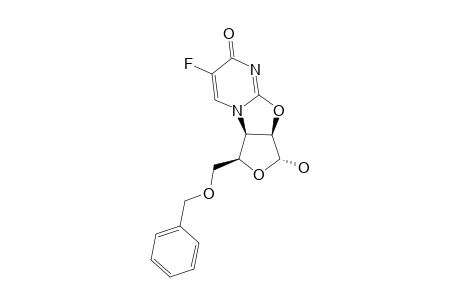 2,2'-ANHYDRO-5-O-BENZYL-3-DEOXY-3-(5-FLUOROURACIL-1-YL)-ALPHA-D-LYXOFURANOSE
