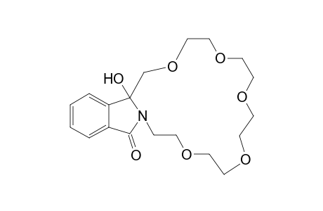 22b-Hydroxy-17-aza-2,5,8,11,14-pentaoxabenzo[c]cyclooctadecano[1,2-e]pyrrolidin-18-one