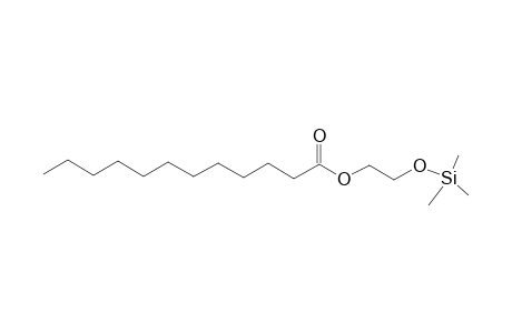2-hydroxyethyl dodecanoate, TMS Derivative