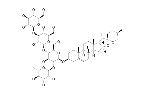 BALANITIN-4;YAMOGENIN-GLUCOPYRANOSIDE