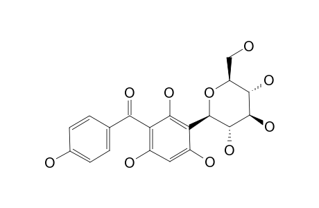3-C-BETA-D-GLUCOPYRANOSYL-4',2,4,6-TETRAHYDROXY-BENZOPHENONE