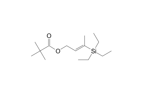 (E)-3-Triethylsilyl-2-buten-1-yl 2,2-dimethylpropionate