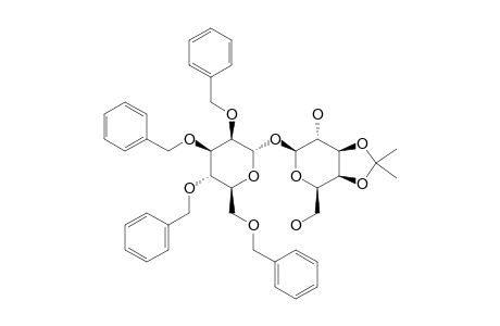 3,4-O-ISOPROPYLIDENE-BETA-D-GALACTOPYRANOSYL-2,3,4,6-TETRA-O-BENZYL-ALPHA-D-MANNOPYRANOSIDE