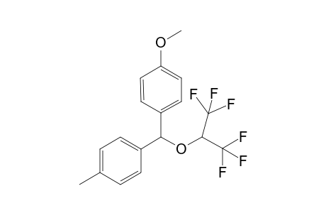 Benzene, 1-[methoxyphenyl[2,2,2-trifluoro-1-(trifluoromethyl)ethoxy]methyl]-4- methyl-