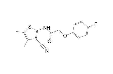 N-(3-cyano-4,5-dimethyl-2-thienyl)-2-(4-fluorophenoxy)acetamide