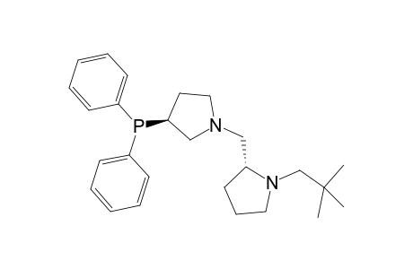 (3S,2'R)-3-(Diphenylphosphanyl)-1-{ [ (1'-neopentylyl) pyrrolidin-2'-yl] methyl } pyrrolidine