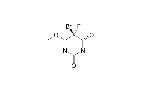 (+/-)-R-5-BROMO-5-FLUORO-TRANS-6-METHOXY-5,6-DIHYDRO-URACIL