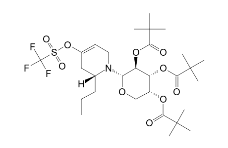 (2S)-N-(2',3',4'-TRI-O-PIVALOYL-ALPHA-D-ARABINOPYRANOSYL)-2-N-PROPYL-4-(TRIFLUOROMETHANSULFONYLOXY)-4,5-DEHYDROPIPERIDINE