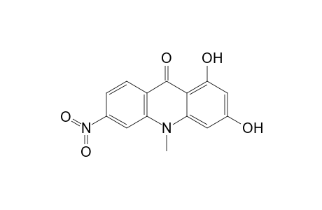 1,3-Dihydroxy-10-methyl-6-nitro-9-acridinone