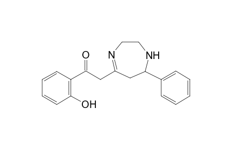 1-(2-Hydroxy-phenyl)-2-(7-phenyl-2,3,6,7-tetrahydro-1H-[1,4]diazepin-5-yl)-ethanone