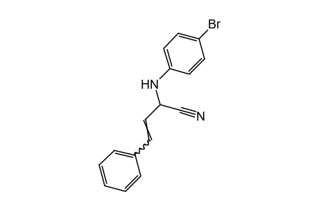 2-(p-BROMOANILINO)-4-PHENYL-3-BUTENENITRILE