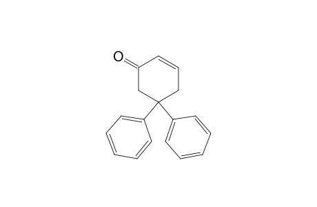 5,5-Diphenyl-1-cyclohex-2-enone