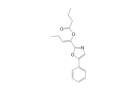 1-(5'-PHENYL-OXAZOL-2'-YL)-1-BUTEN-1-YL-BUTANOATE