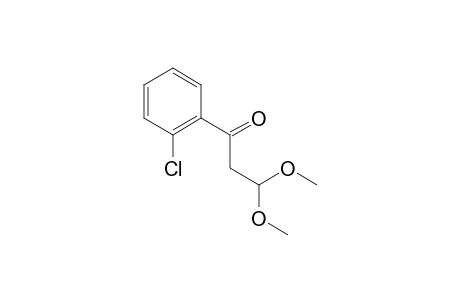 1-Propanone, 1-(2-chlorophenyl)-3,3-dimethoxy-