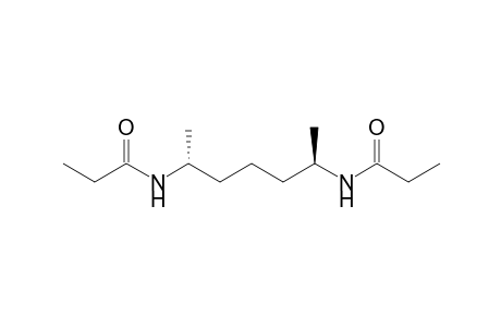 N-[(1R,5R)-1-methyl-5-(propanoylamino)hexyl]propanamide