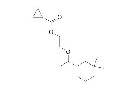 2-(1-(3,3-Dimethylcyclohexyl)ethoxy)ethyl cyclopropanecarboxylate