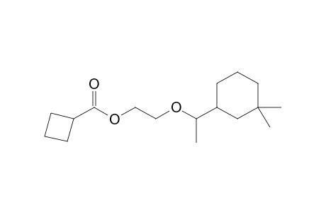 2-(1-(3,3-Dimethylcyclohexyl)ethoxy)ethylcyclobutane carboxylate