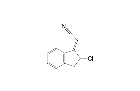 (2E)-2-(2-chloranyl-2,3-dihydroinden-1-ylidene)ethanenitrile