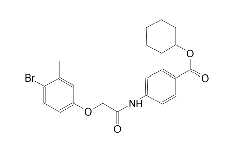 benzoic acid, 4-[[(4-bromo-3-methylphenoxy)acetyl]amino]-, cyclohexyl ester