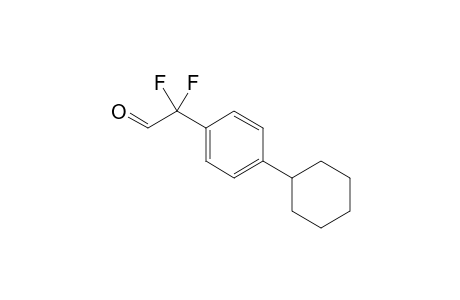 2,2-Difluoro-2-(4-cyclohexylphenyl)acetaldehyde
