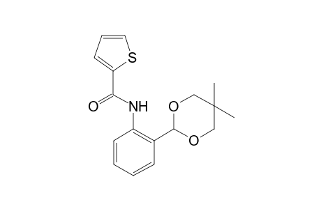 2-Thiophenecarboxamide, N-[2-(5,5-dimethyl-1,3-dioxan-2-yl)phenyl]-
