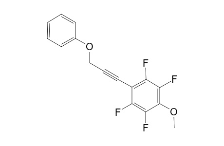 1-(4-Methoxy-2,3,5,6-tetrafluorophenyl)-3-phenoxy-1-propyne