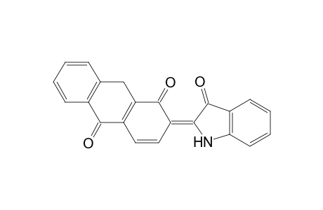 1,10-Anthracenedione, 2-(1,3-dihydro-3-oxo-2H-indol-2-ylidene)-2,9-dihydro-