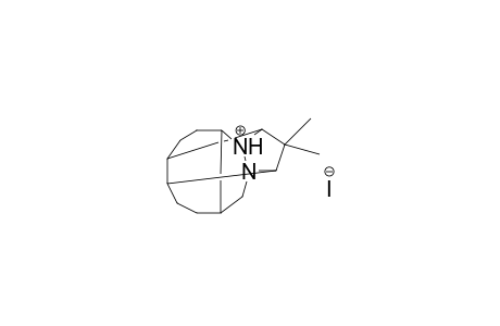 13,13-dimethyl-1-azonia-11-azapentacyclo[9.3.0.0(2,9).0(5,14).0(6,12)]tetradecane iodide