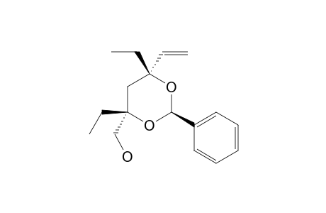 (4S,6R)-(4,6-DIETHYL-2-PHENYL-6-VINYL-1,3-DIOXAN-4-YL)-METHANOL