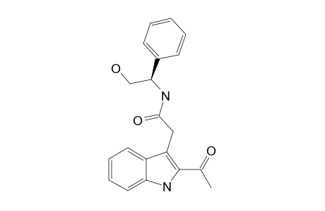 2-Acetyl-N-[(R)-2-hydroxy-1-phenylethyl]-3-indoleacetamide
