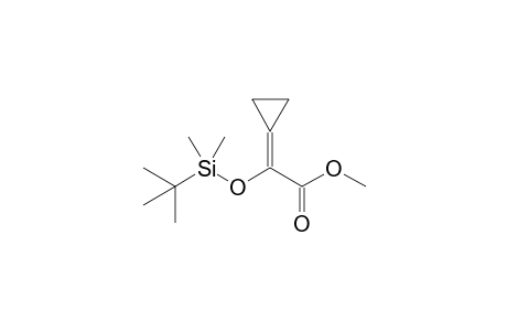 Methyl 2-(t-butyldimethylsilyl)oxy-2-(cyclopropylidene)acetate