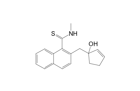 2-(2-Hydroxycyclopent-2-enylmethyl)-N-methyl-1-thionaphthamide