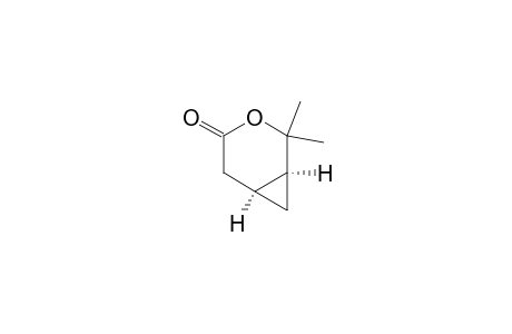 3-Oxabicyclo[4.1.0]heptan-4-one, 2,2-dimethyl-, (1S-cis)-