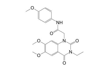 1-quinazolineacetamide, 3-ethyl-1,2,3,4-tetrahydro-6,7-dimethoxy-N-(4-methoxyphenyl)-2,4-dioxo-