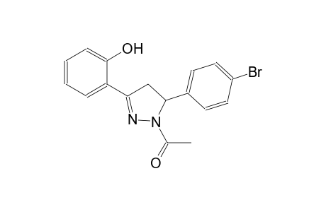 2-[1-acetyl-5-(4-bromophenyl)-4,5-dihydro-1H-pyrazol-3-yl]phenol