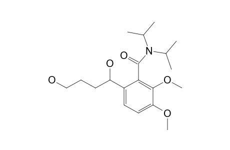 6-(1',4'-dihydroxybutyl)-2,3-dimethoxy-N,N-bis(methylethyl)benzamide