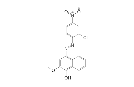 1-Naphthalenol, 4-[2-(2-chloro-4-nitrophenyl)diazenyl]-2-methoxy-