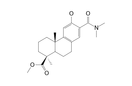 Methyl 13-N,N-dimethylcarbamoyl-12-hydroxypodocarpa-8,11,13-trien-19-oate