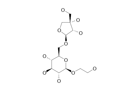 ETHANE-1,2-DIOL-1-O-BETA-D-APIOFURANOSYL-(1->6)-BETA-D-GLUCOPYRANOSIDE