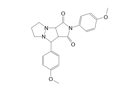 2,9-bis(4-methoxyphenyl)tetrahydro-5H-pyrazolo[1,2-a]pyrrolo[3,4-c]pyrazole-1,3(2H,3aH)-dione