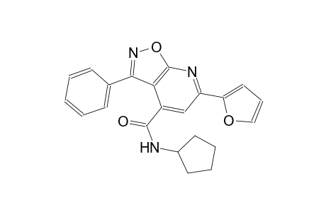 N-cyclopentyl-6-(2-furyl)-3-phenylisoxazolo[5,4-b]pyridine-4-carboxamide