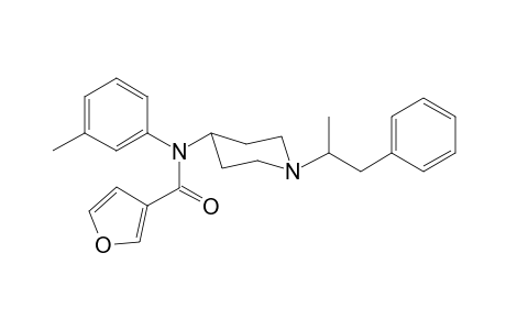 N-3-Methylphenyl-N-[1-(1-phenylpropan-2-yl)piperidin-4-yl]-furan-3-carboxamide