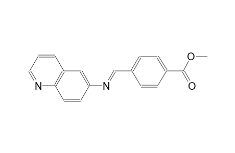 Methyl 4-[(E)-(6-quinolinylimino)methyl]benzoate