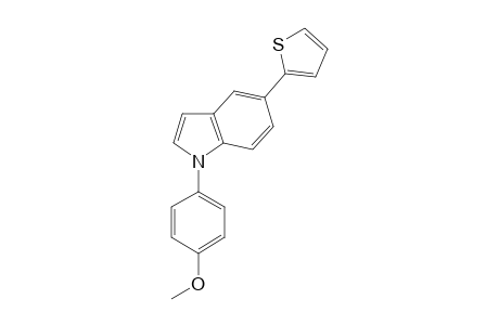 1-(4-Methoxyphenyl)-5-(thiophen-2-yl)-1H-indole