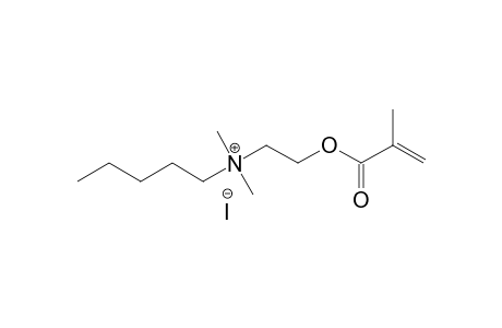 2-DIMETHYL-2-PENTYL-1-METHACRYLOXYETHYL-AMMONIUM-IODINE